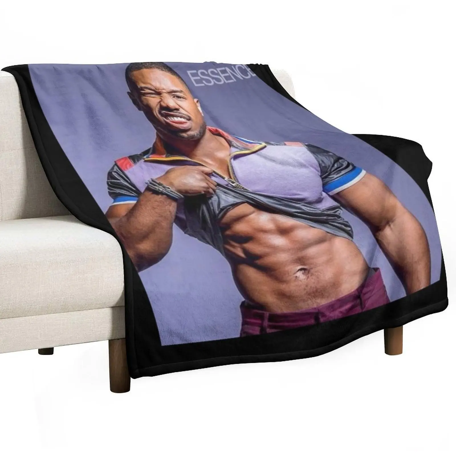 michael b jordan Classic Throw Blanket Hair Thermal Furrys Blankets