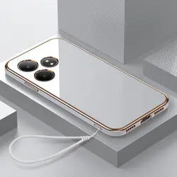 Lanyard Case For Realme GT Neo6 SE 6T GT6 TPU Luxury Soft Silicone Protection Back Cover For Realme GTNeo6 Bumper