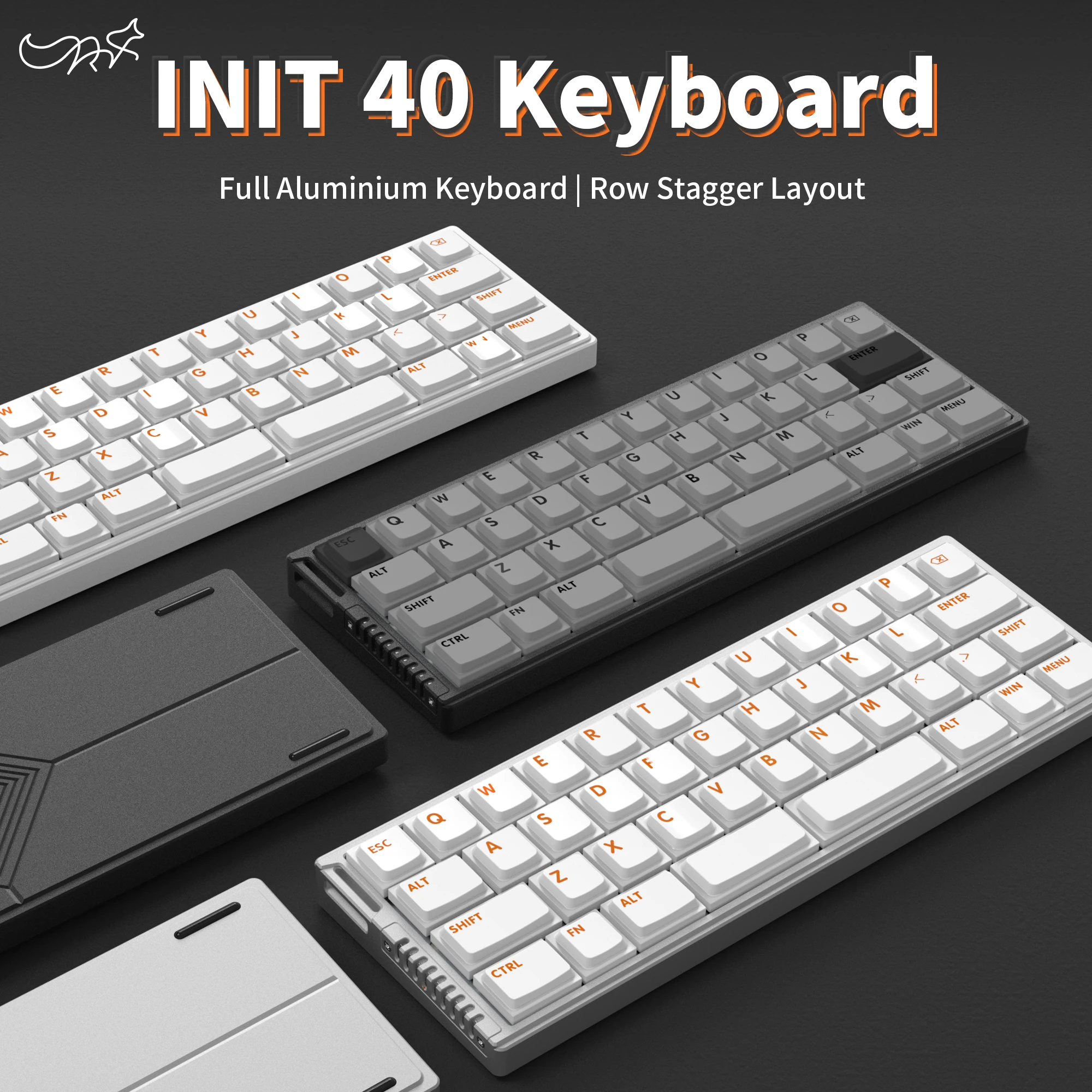 【¥15,551】Chosfox Init 40 ロープロファイルフルアルミキーボード-アリエク特価アラート