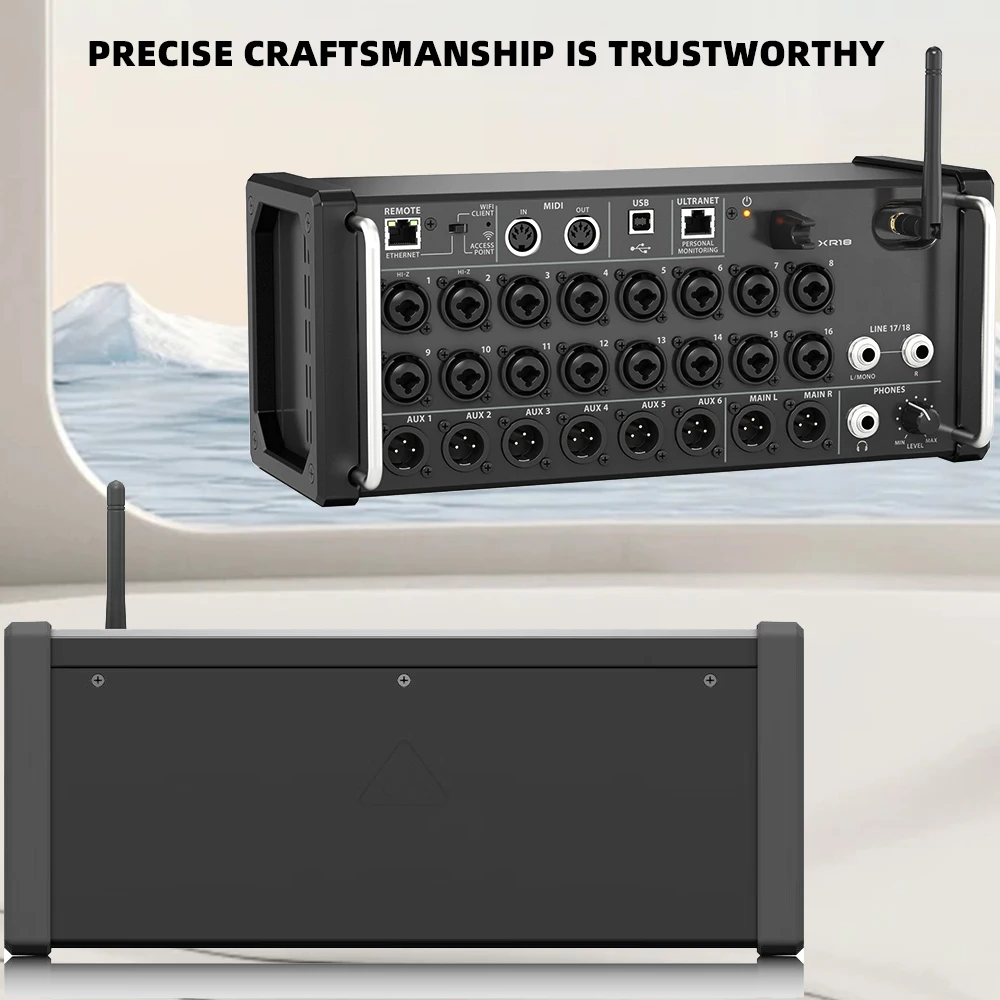 Air 1:1 XR18 Multi-Track Digital Mixer MR18 Mixer Rackmount Mixer Built-in Wifi DJ Mixer USB Recorder Portable Console Audio