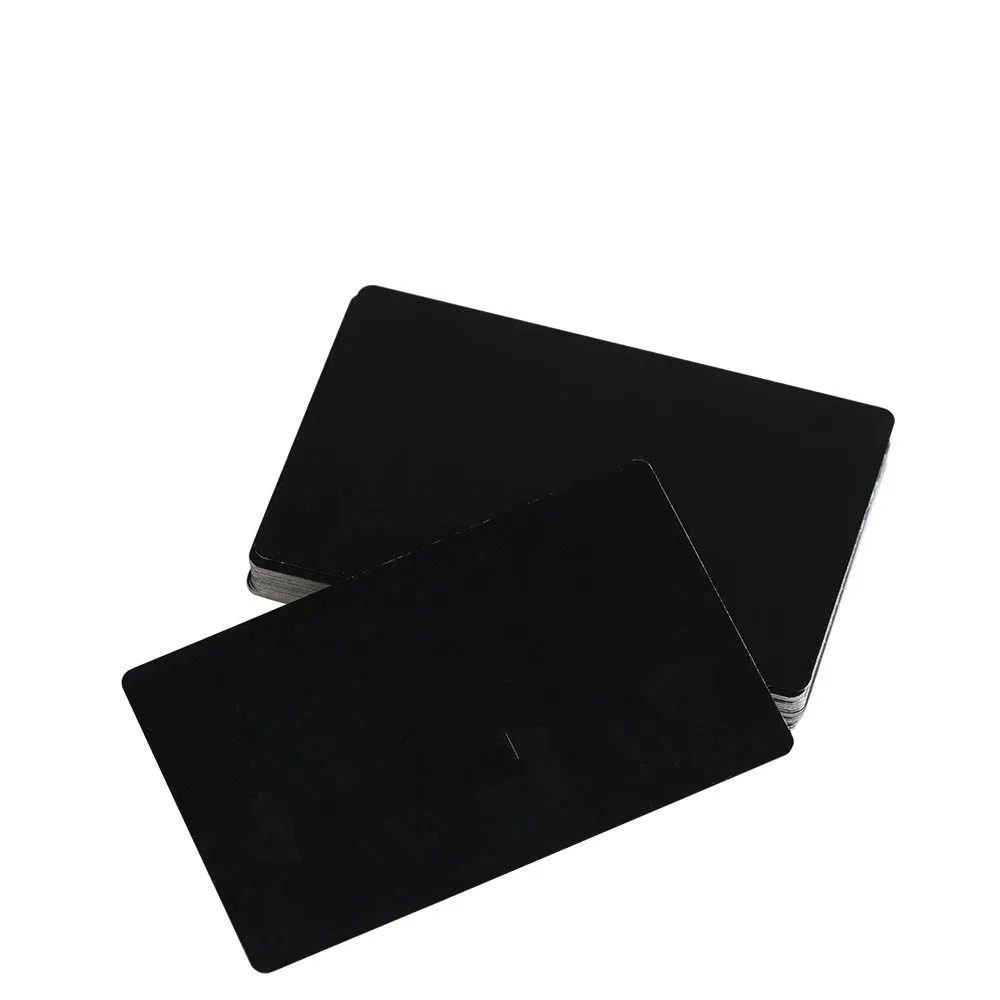 5pcs Custom Logo Name Alloy Metal Business Card for Laser Engraving Machine