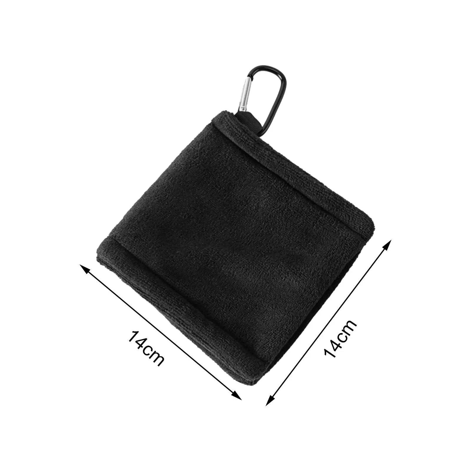 

Golf Towels, Golf Bag Towel Clip on Cleaner Sports Towel Golf 14cmx14cm Microfiber Cleaning Towel for Men, Women,