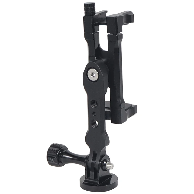 Handy-Ständer halter 360-Grad-Drehung Stativ adapter Kalt schuh 1/4 "Halterung für Smartphone Vlog Selfie Stick Lichter stehen – Detail 24