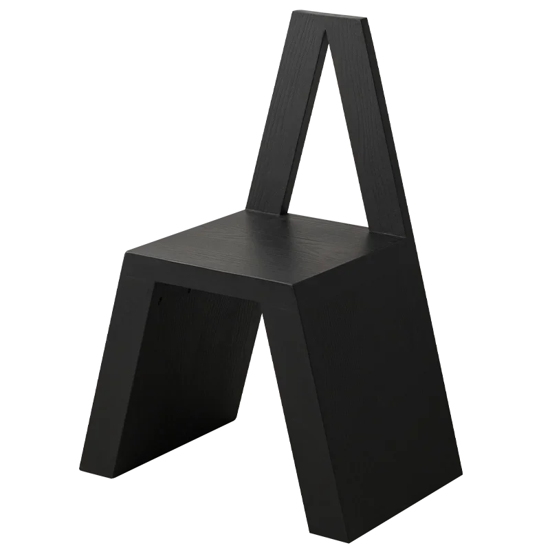 

Solid wood back chair household dining chair balcony casual folding home shoe change stool tea room tea single