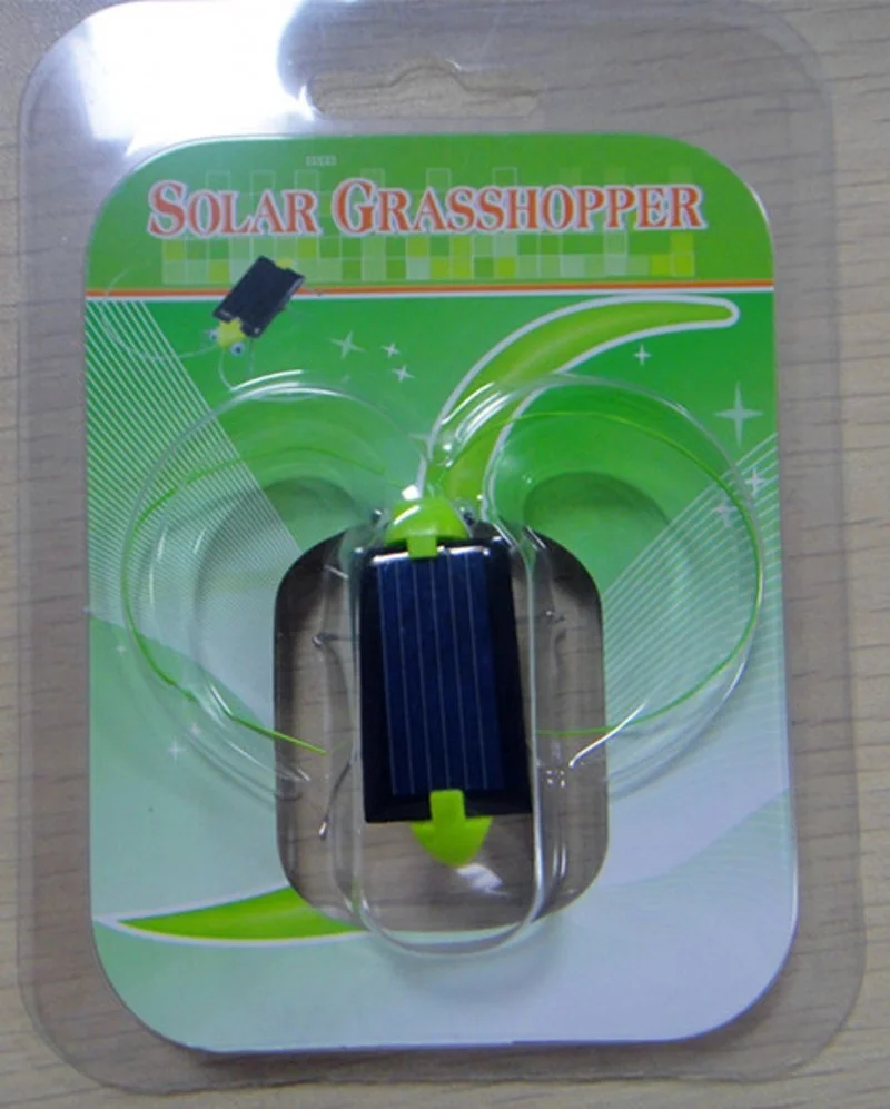 Solar Power Energie Verrückte Grasshopper Cricket Kit Kinder Spielzeug Pädagogisches Geschenk für Kinder Studenten Solar Spielzeug Lustige Tier Modell