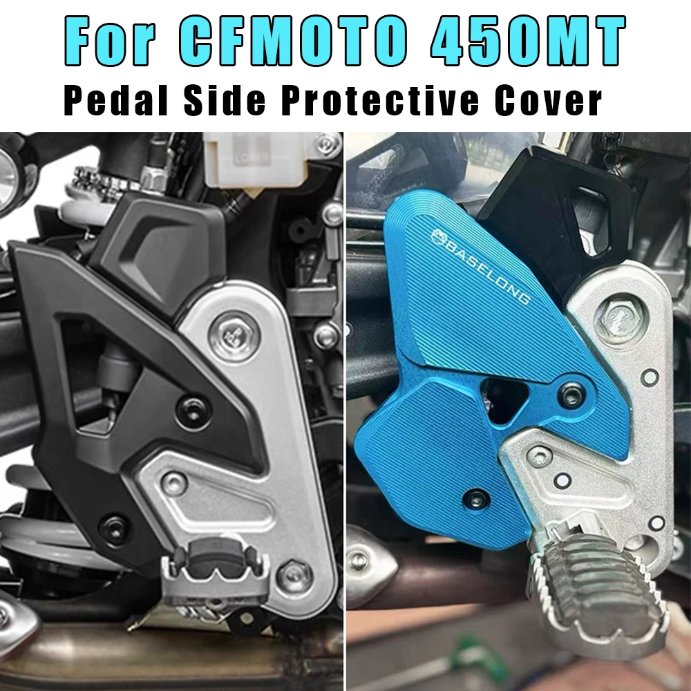 

Front Pedal Side Wing Protective Cover For CFMOTO 450MT 450 MT Ibex 450 800NK 800 NK Motorcycle Foot Rests Decorative Parts