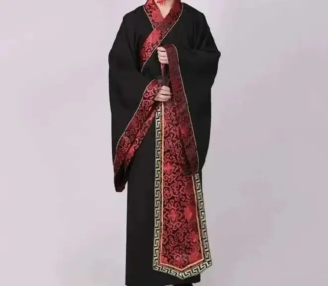 Long Sleeves Hanfu Long Dress Patchwork Ancient Style Chinese Traditional Costumes Performance Skirt Cheongsam Chinese Tang Suit