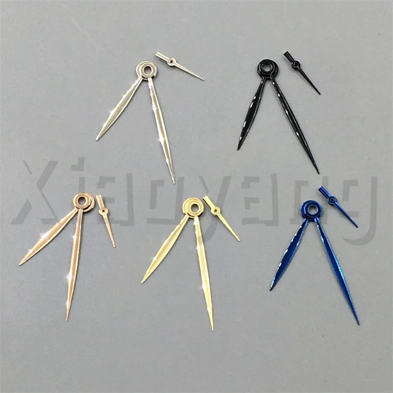 Schwarz, Silber, Gold, Blau, Roségold, Zeiger, passend für ETA 6497 6498 ST3600/ST3620 Uhrwerk, Handaufzug, Herrengehäuse
