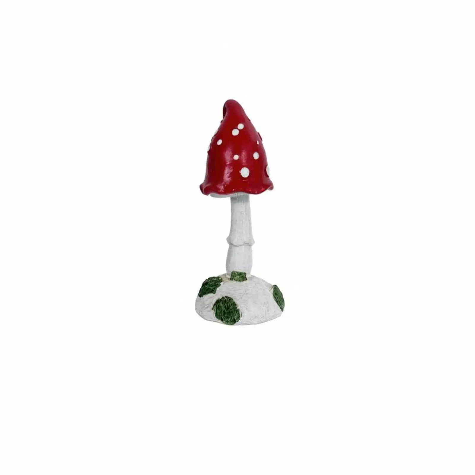 Fairy Garden Toadstool Vibrant Colors Resin Toadstool Figurine Long-Lasting