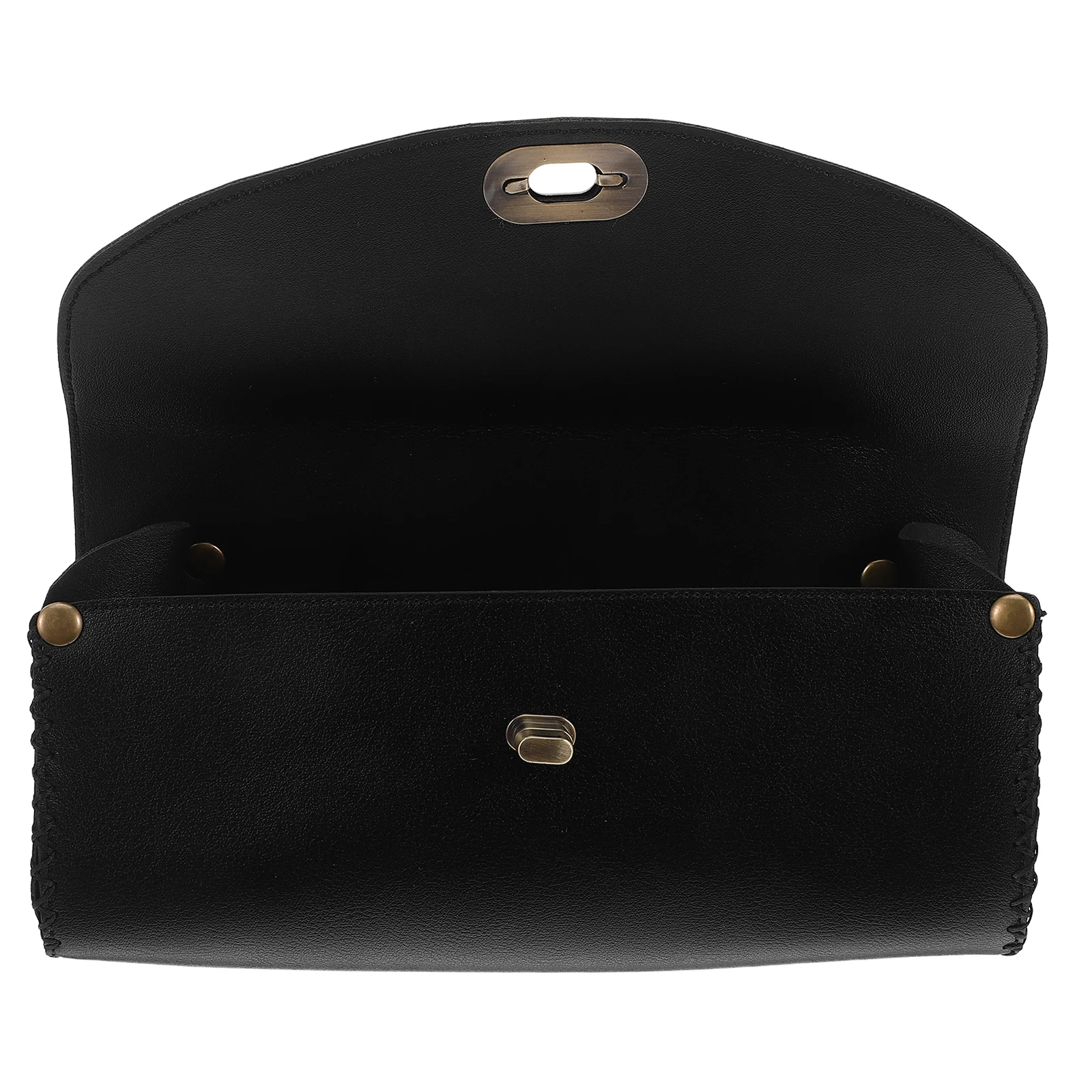 

Vintage Bike Handlebar Bag Retro Front Frame Bag 21X11.5Cm Black Multifunctional Cycling Storage Pouch For Phones Maps
