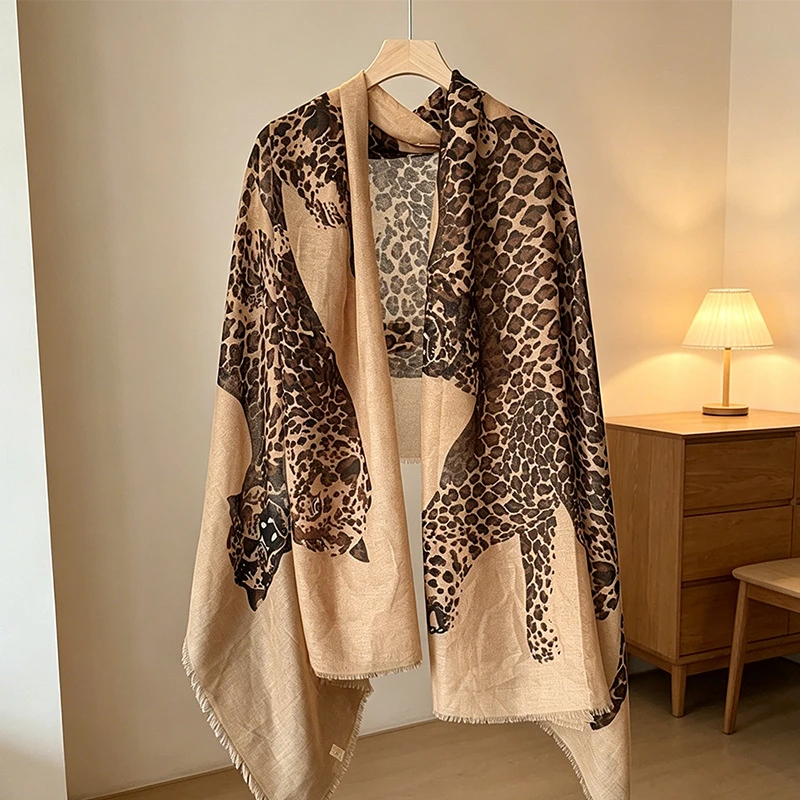 Vintage Leopard Print Hijab an - Vintage Fashion For Women review and price