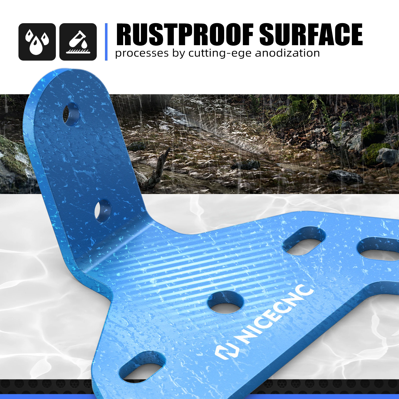 NICECNC Tail Light Mounting Bracket Licence Plate Holde For Surron light bee X light bee S L1E Segway X160 Segway X260 Sur-ron