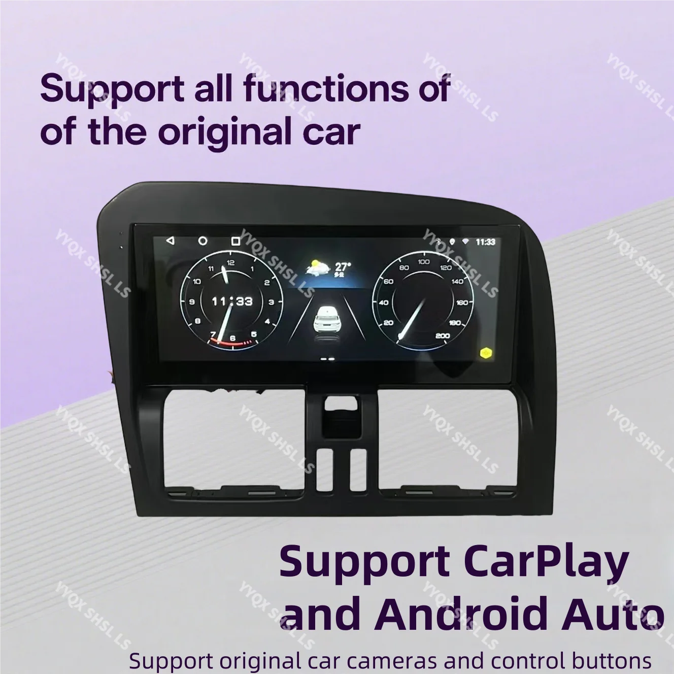 

LS8.8" Qled Screen 256GB Android 14 Car Radio Multimedia For Volvo XC60 2009-2017 Navigation GPS Wireless Carplay 2din Head Unit