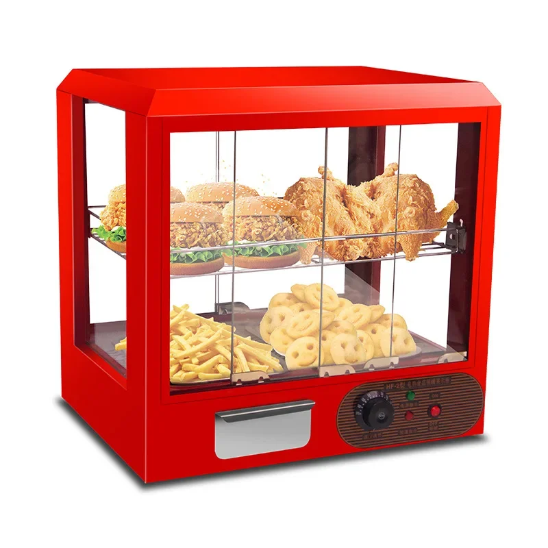 

Insulation Cabinet Commercial Small Heating Insulation Box Desktop Egg Tart Display Cabinet Hamburg Fried Chicken Insulation