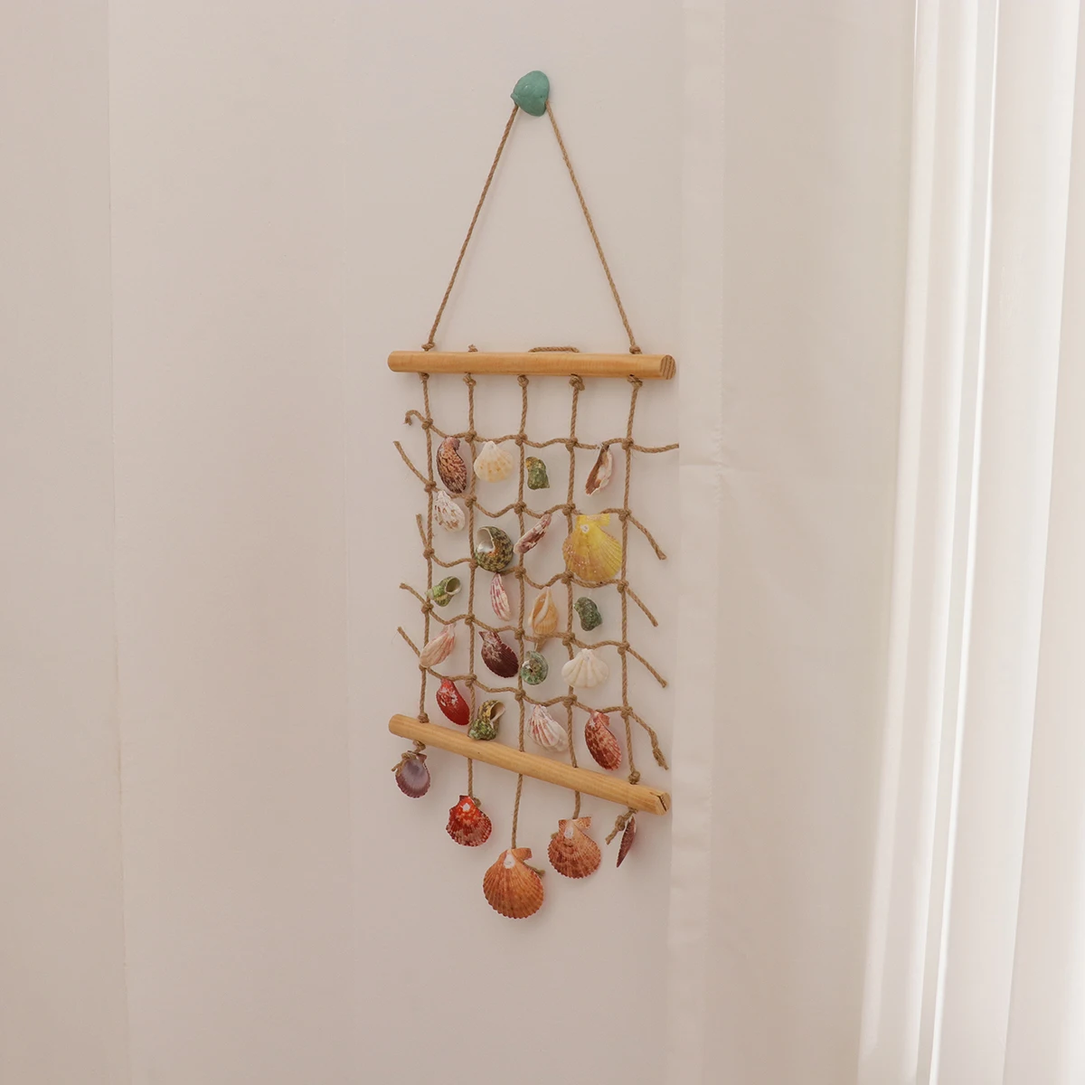 

Shell Curtain Decorations Seashell Wall Hanging Ornaments Reusable Mediterranean Style Home Office Garland For Baby