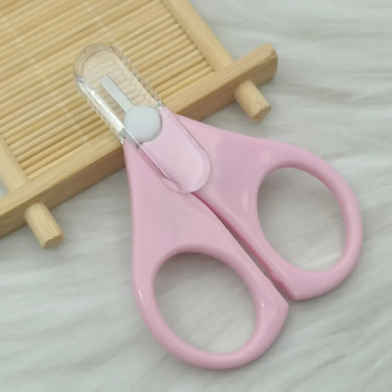 Children's Nail Scissors Newborn Baby Safety Nail Clippers Scissors Baby Nail Shell Shear Manicure Tool Baby Tools