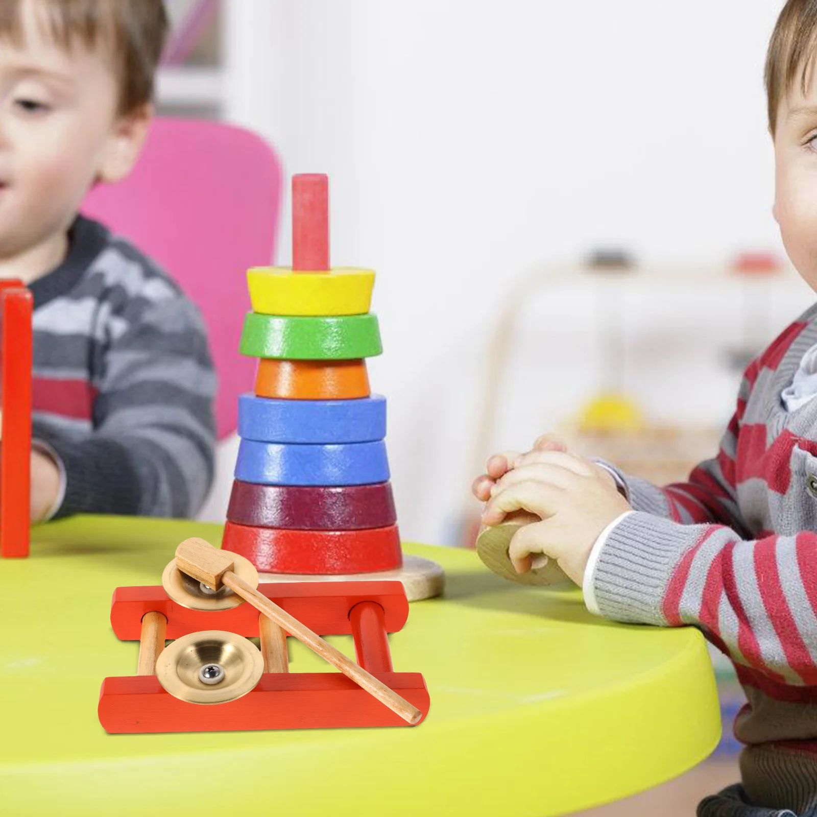 

Mini Small Hand Brass Cymbal 's Percussion Instrument Stable Stand Light Durable for Music Performance Musical