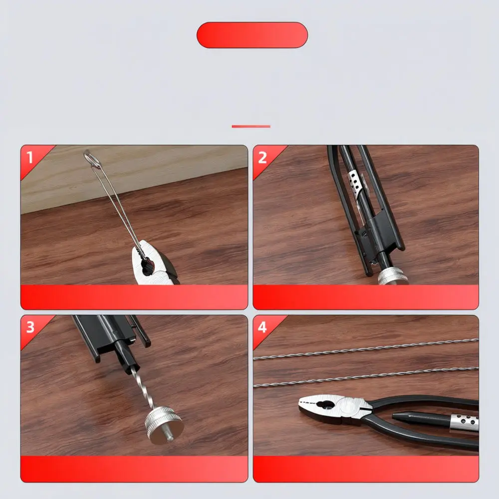 For Kasilo Twisting Pliers Industrial Repair Hand Tool Safety Wire Manual Fastener Motor Winding Maintenance