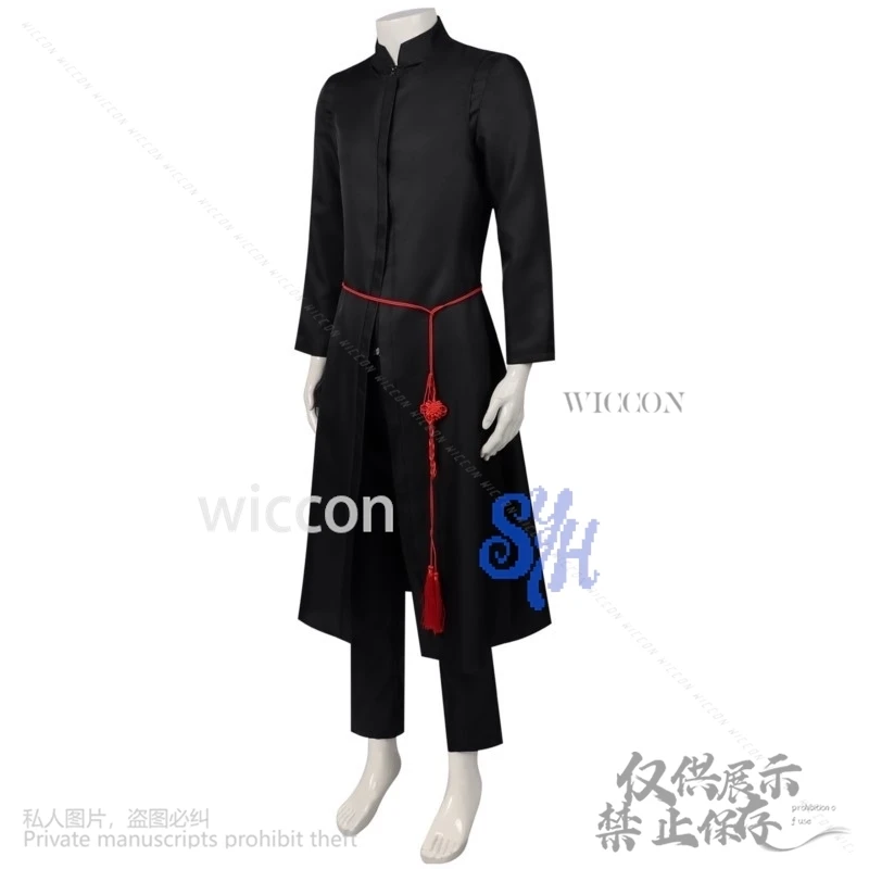Picture 7: Jinu Boy Group Sajaboys Cosplay Anime Movie Kpop Demon Handsome Uniform Vampire Goth Punk Long Coat Korea Idol Halloween Suit