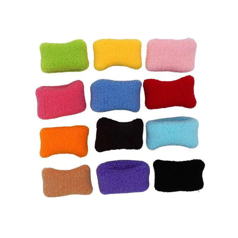 12pcs/bag Large Thick Seamless Hair Ties Girls No Damage Cloth Hair Bands Elastics Multicolor Ponytail Holder Hair Scrunchies