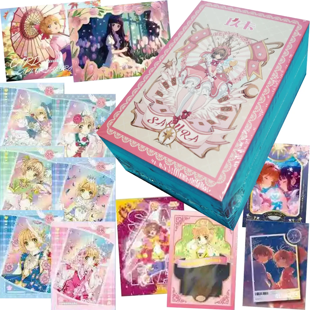 

Magical Girl Anime Card Captor Sakura Collection Cards for Kids Comic Protagonist Cute Surprise Popular IP Co Branded Cards Gift