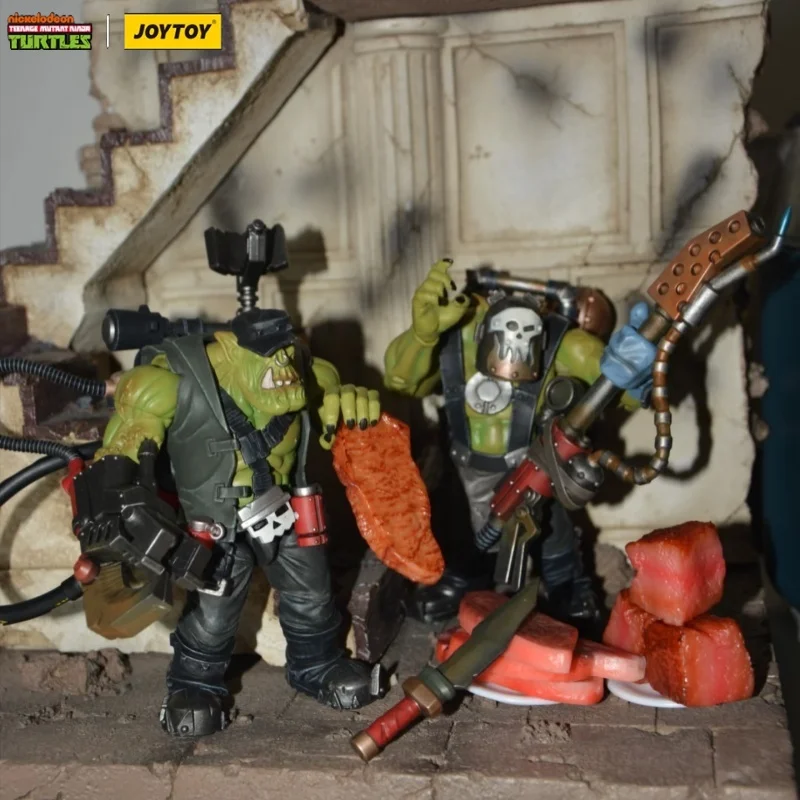 Figurki akcji JOYTOY Warhammer 40k 1/18 Anime 12CM Ork Kommandos Model Kolekcjonerski Zabawka Prezent