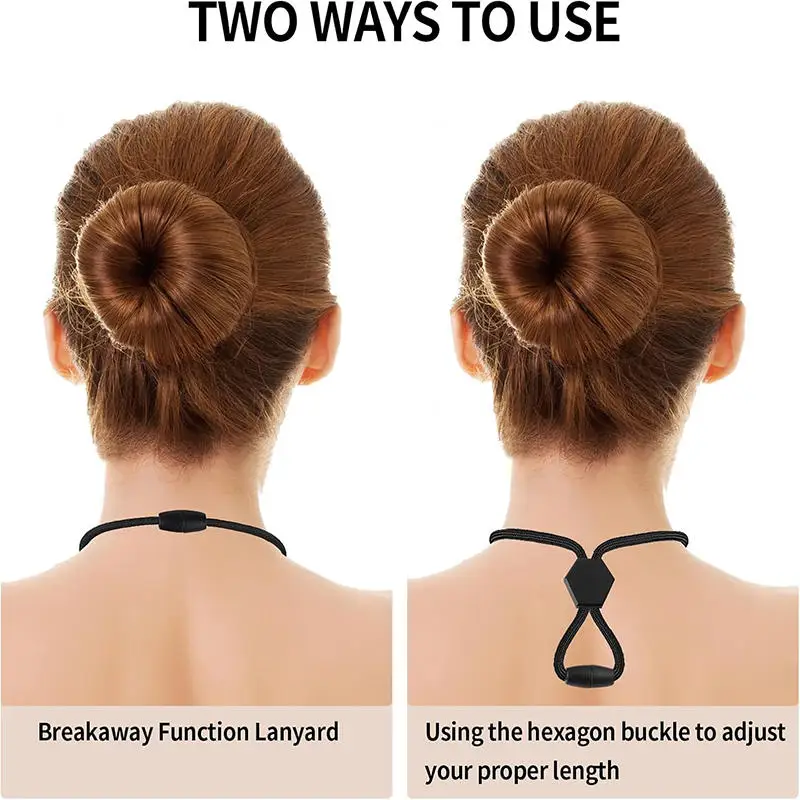 Soporte de carrete de insignia extraíble de alta resistencia, llavero, correa colgante para el cuello, cordón, soporte táctico para Tarjeta De Nombre de identificación para senderismo al aire libre