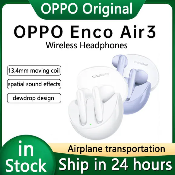 OPPO Enco Air 3 TWS Bluetooth Earphone Call Noise Cancelling Ture Wireless Headphones For OPPO Rono 9 Pro