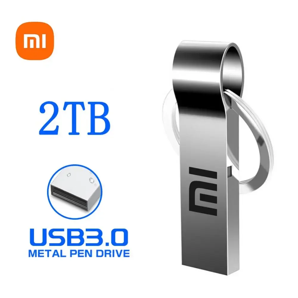 Xiaomi 2TB Metal Pen Drive Usb3.0 Flash Drive U Disk High-speed Data Transfer Memory Stick 1TB Ultra-slim Usb Memory Stick 2024