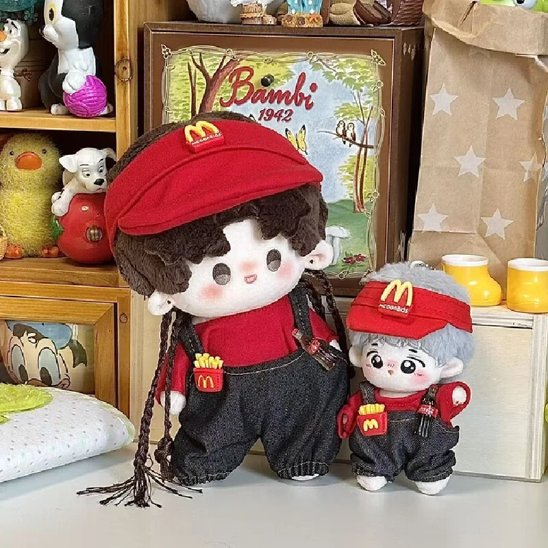 Suitable for 20 cm x 10 cm cotton doll clothes plush toys baby dolls costume interchangeable replacement cute doll outfit set dr
