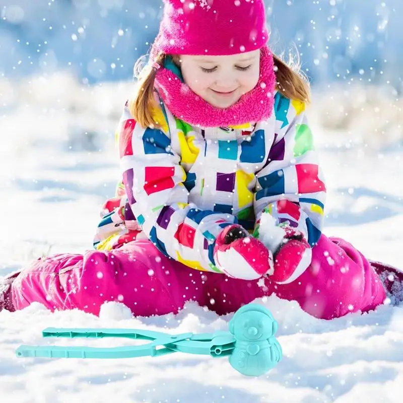 Stampo per creare palle di neve Creatore di palle di neve invernali per bambini Giocattoli per palle di neve Gioco per divertimento all'aperto e al coperto Giocattoli di sabbia da spiaggia Palle di neve per