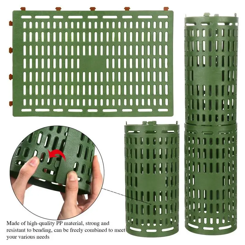 Protecteur de tronc d'arbre ventilé, protection de plantes rondes, outils de protection de jardin, gaules d'écorce et vignes