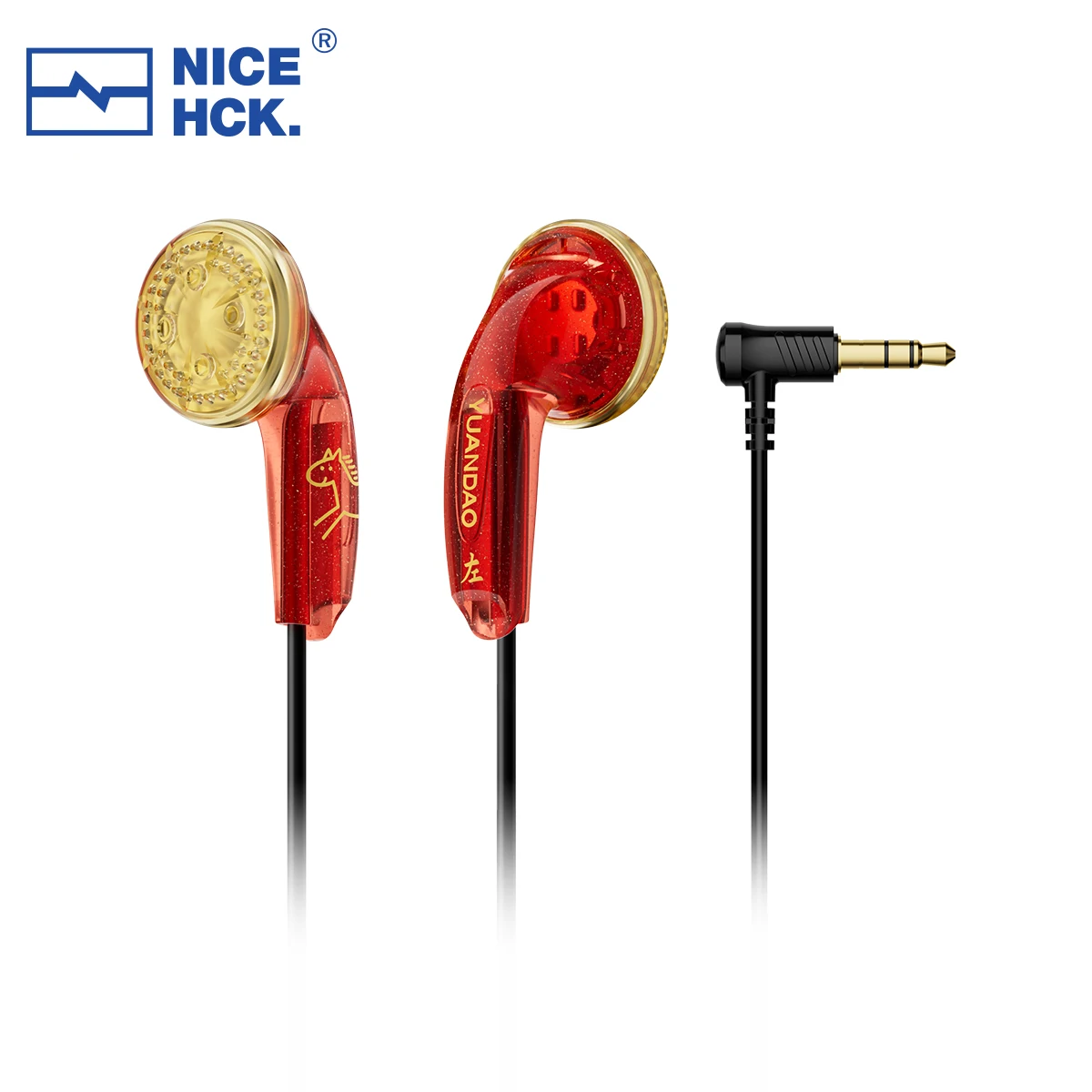 NICEHCK 15.4mm DD PET Diaphragm N52 Magnet Earbud with 3.5mm/Type-C Plug HD Mic OFC Cable