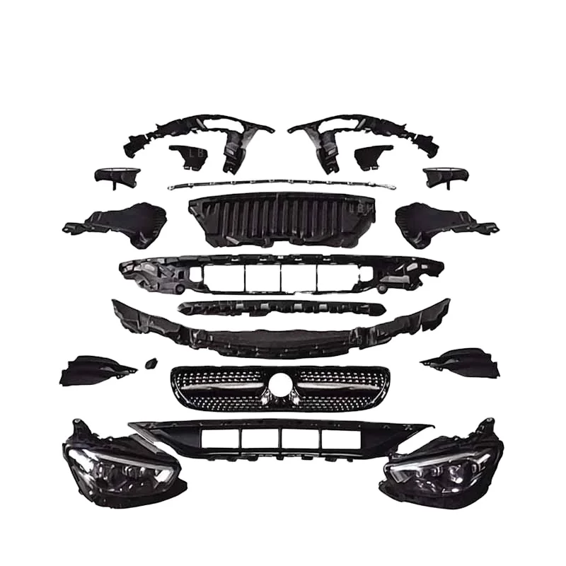 

Auto Tuning Accessories Body Kit for Mercedes-Benz W213 16-20 Upgrade 21 Front Lamp PP Material Surround Kits Large Surround