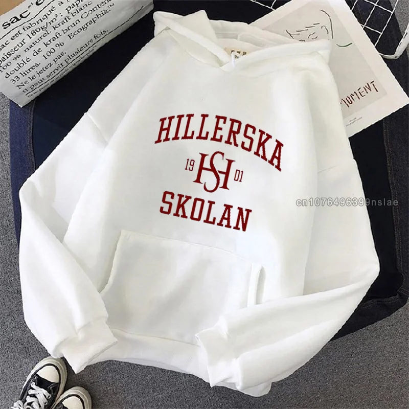 Young Royals Letter Print Clothes Autumn Winter Cotton Fleece Sweatshirt Female Men Women Pullovers Comfortable Casual Hoodies