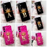 For Samsung Galaxy M16 Case SM-M166P Crown Letters Soft Silicone Phone Back Cover For Samsung F16 F 16 SM-E166P Funda M16 Coque