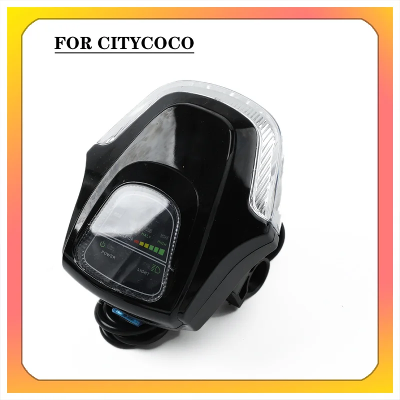 Fast Delivery 60V LCD Speed Battery Horn Headlight Bluetooth Liquid Crystal Instrument Light For Chinese Halei Citycoco Parts