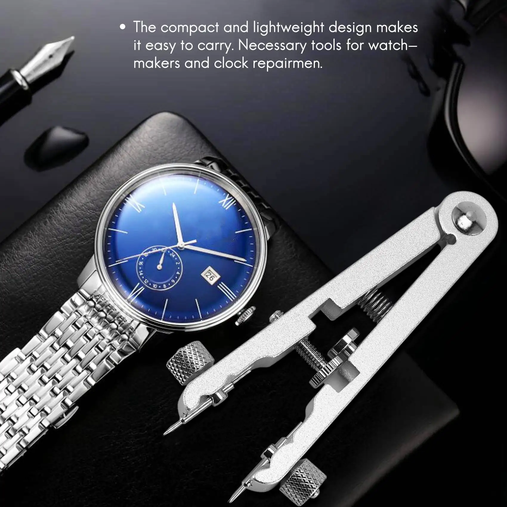 FZFZ 시계 팔찌 펜치 스프링 바 리무버 시계 밴드 수리 제거 도구 표준