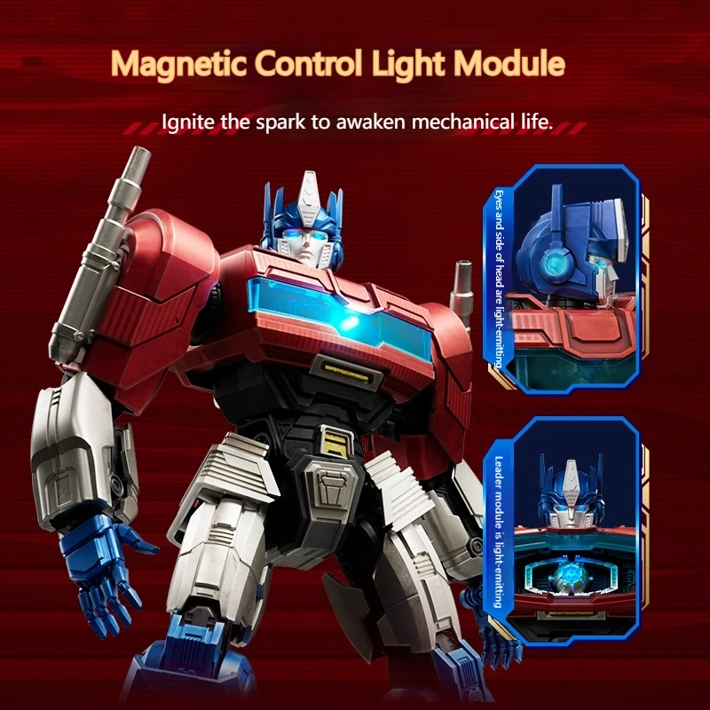 New Blokees Genuine Transformers One Legendary Edition Optimus Prime Action Figure Collect Assembly Model Desktop Ornament Gift