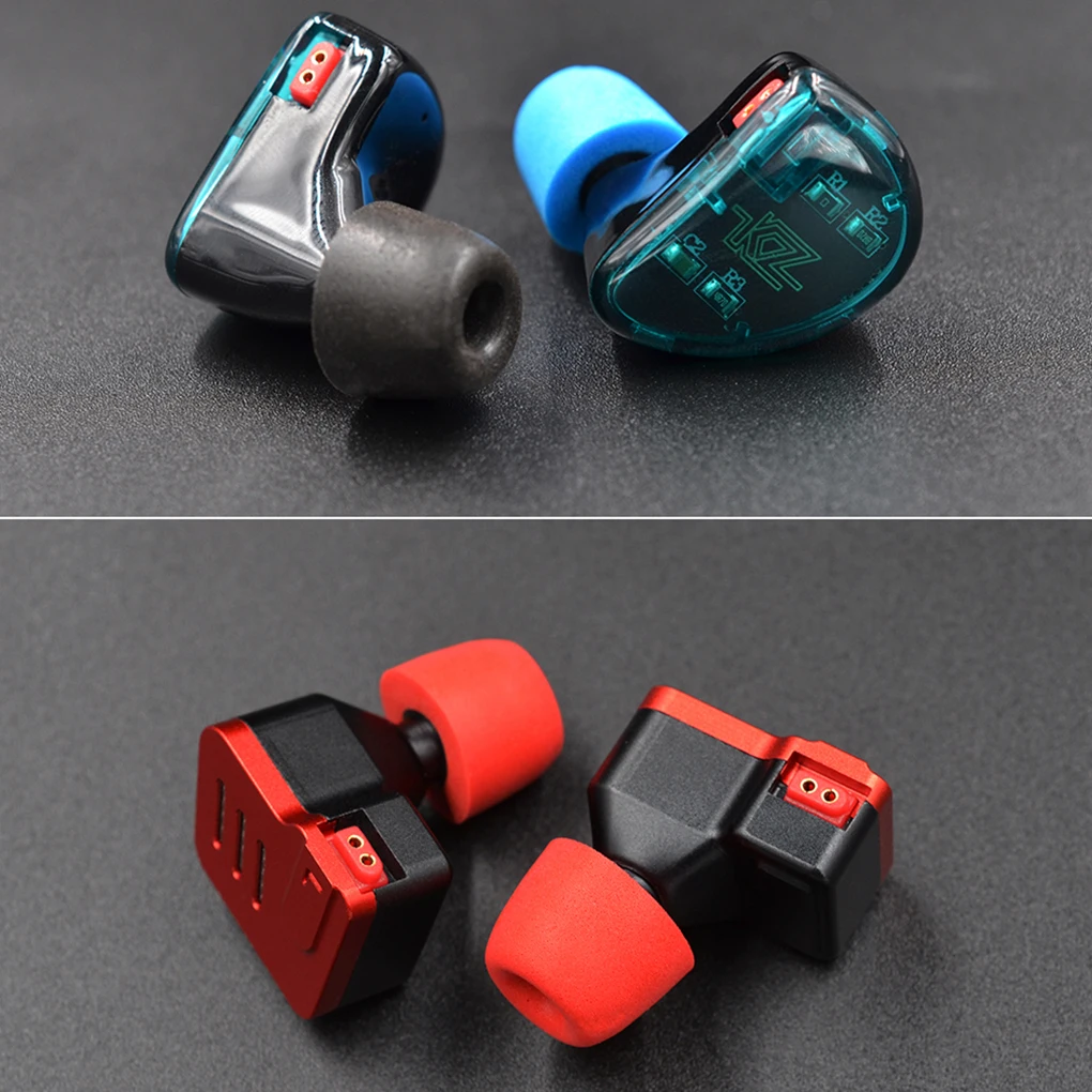 KZ 1 Pair Earphone Ear Tips Elastic Foam Pad Universal Buds Black