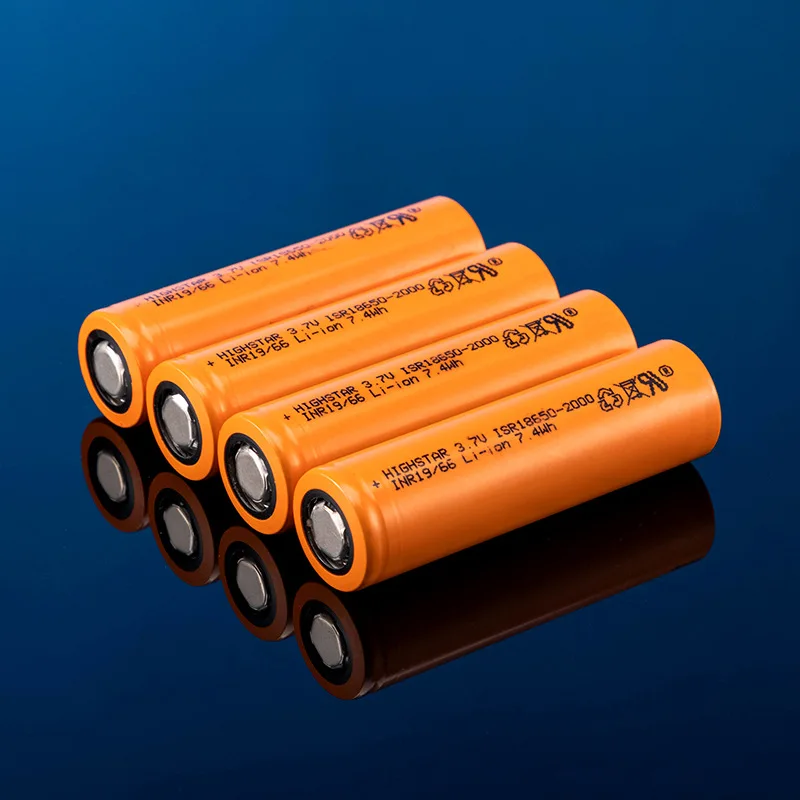 빅트파워 10개입 18650 3.7V 2000mAh 10C 고배율 충전식 리튬 배터리 팩 장난감용 원통형 이온 배터리