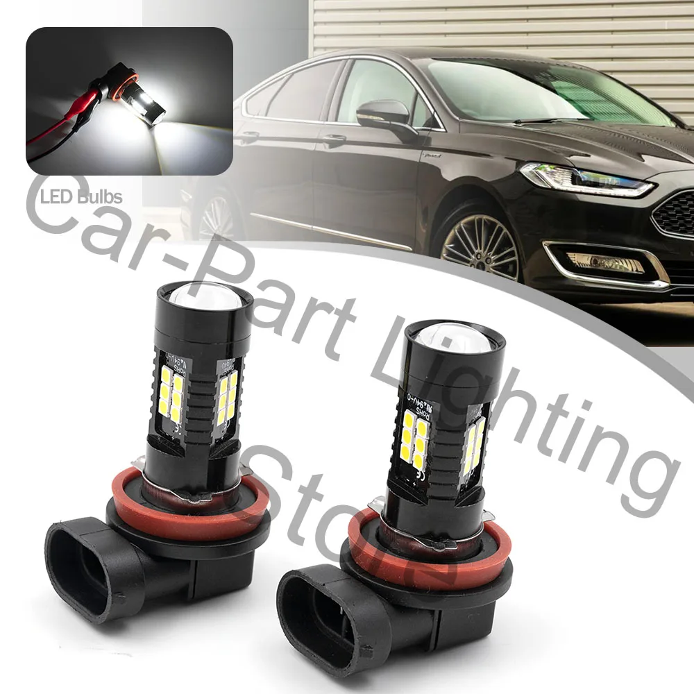 

2Pcs H11 H8 Led Fog Light Bulb Car Fog Lamp Lighting Source For FORD MONDEO V MK5 2014 2015 2016 2017 2018 2019 2020 2021 2022