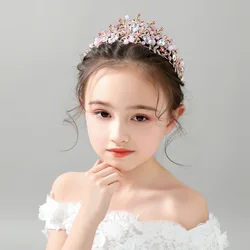 Children's Crown Hair Accessories Princess Crystal Rhinestone Tiara Headband Birthday Wedding Party Hair Party Accessories