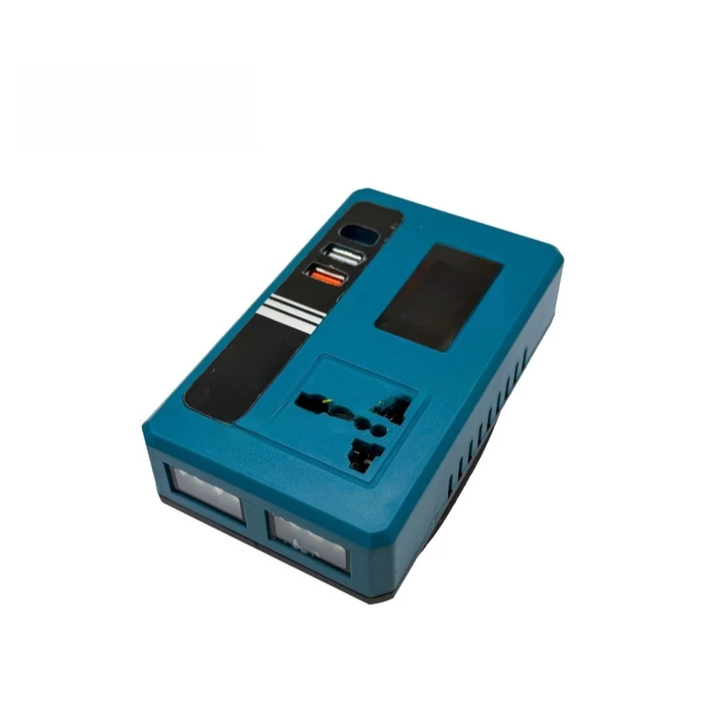 1pc LED Compatible Style Multifunctional Power Inverter With USB Ports 18V 21V Input For Power Tools Accessories