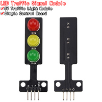 Traffic Light LED Display Module Onboard Red Yellow Green 5mm LED Great for Making Traffic Light System Model for Arduino