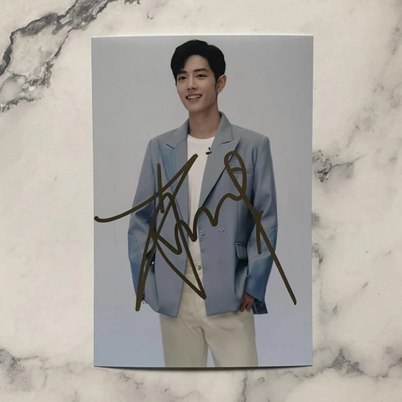 

Xiao Zhan's autograph, photo frame album, same decoration, celebrity idol as a gift