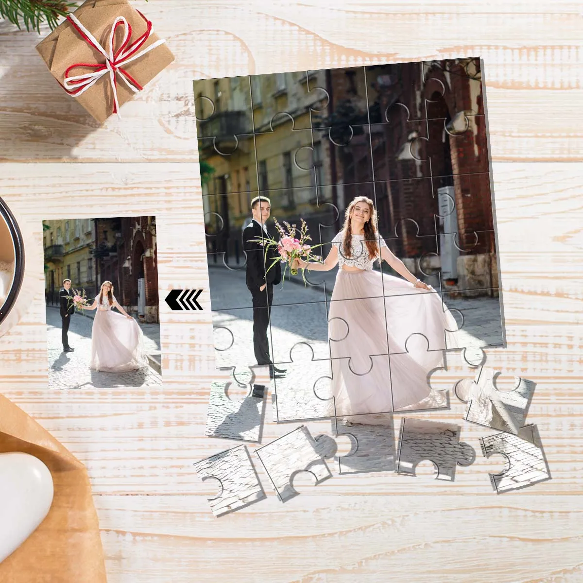 

Creative Customized Picture Mosaic Personalised Decompression Puzzles Custom DIY Personalised Photo Puzzles boyfriend Gift