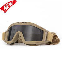 Anti-impact Goggles Professional Sports Lenses Goggles Large Frame Work Safety Glasses Prevent Wind and Sand