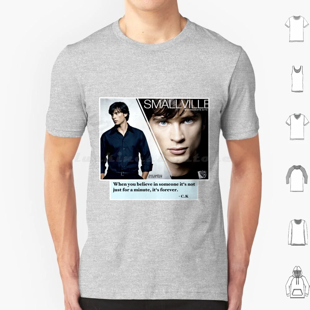 Tom Welling Smallville Citação Camiseta de Algodão Homens Mulheres DIY Impressão Tom Welling Citações Smallville