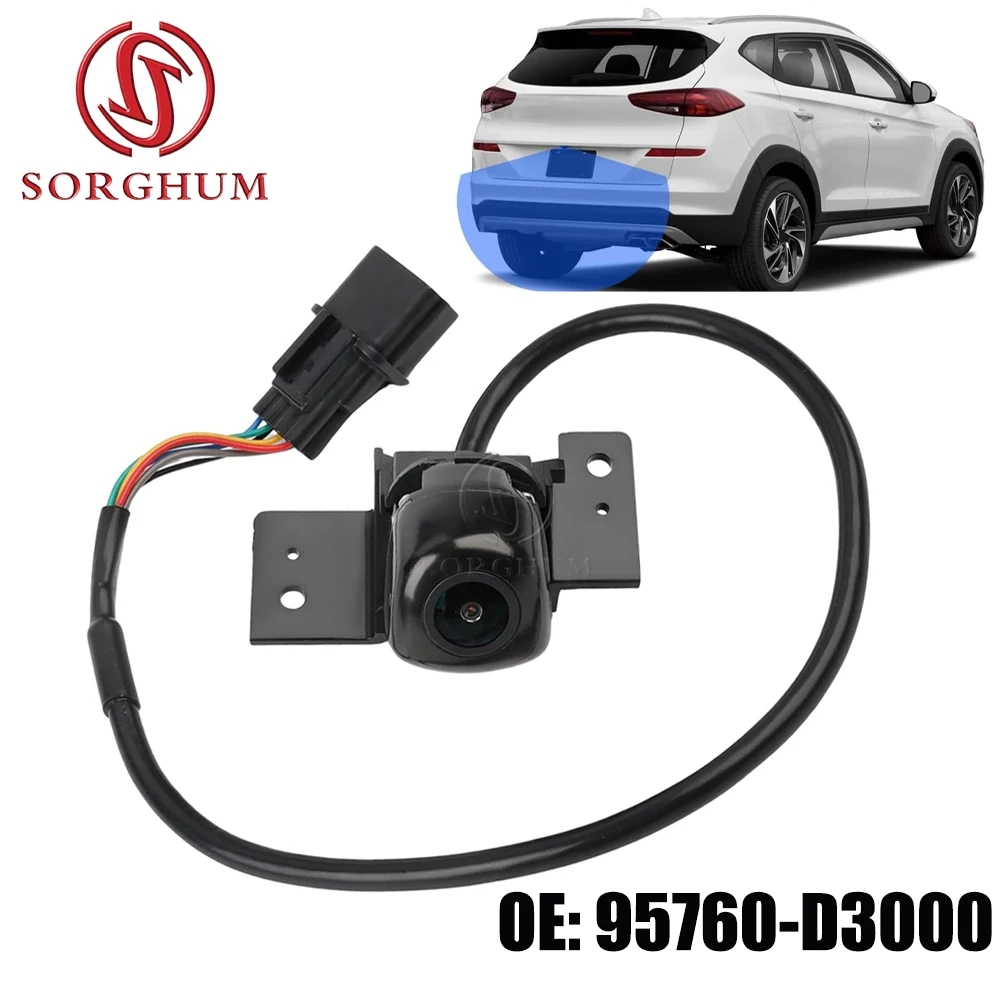 

SORGHUM Car Backup Camera Replacement for Hyundai Tucson 2015-2019 Reverse Rear Park Assist Camera 95760-D3000 95760-D3001